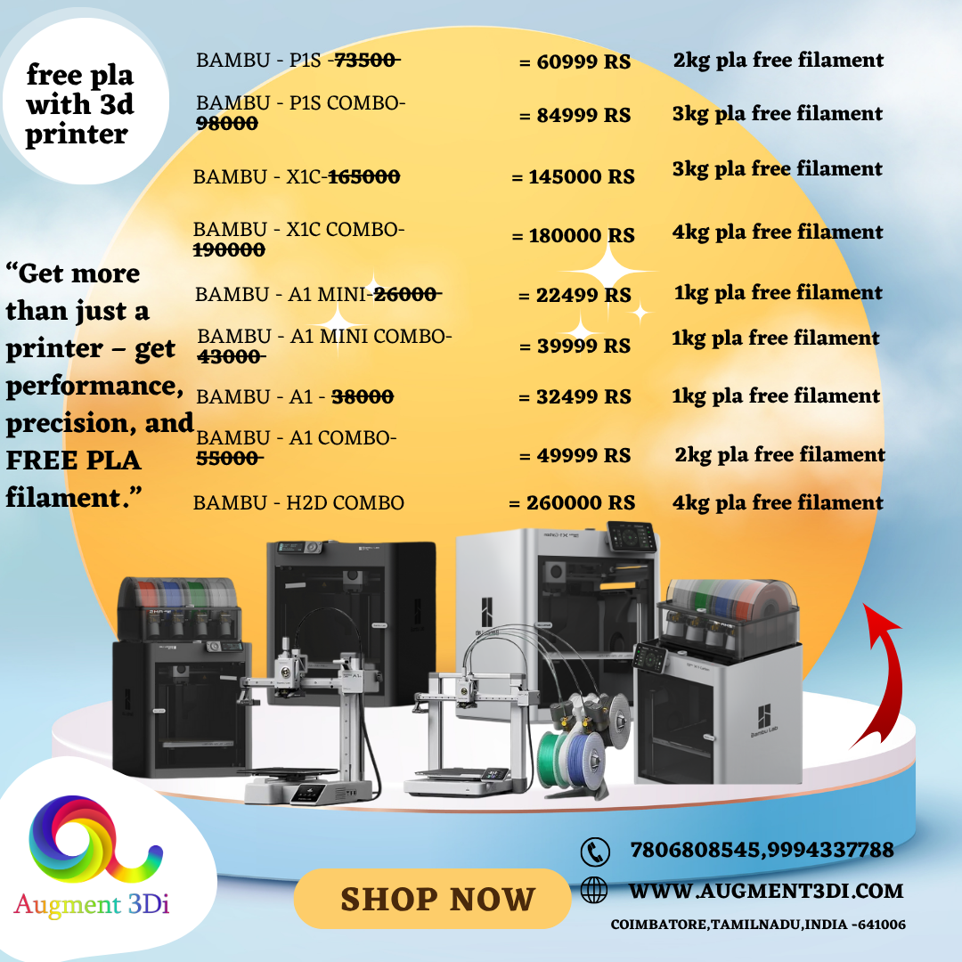 Discover Top 3D Printing Deals at Augment 3Di – Free PLA with Every Printer!